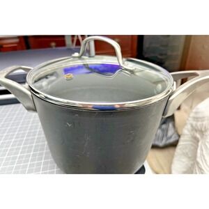 Calphalon Premier Hard Anodized Nonstick 3.5 QT Sauce Pan Space Saver Lid #87035